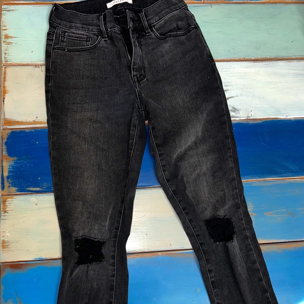 Pacsun High Rise Jegging Denim Black